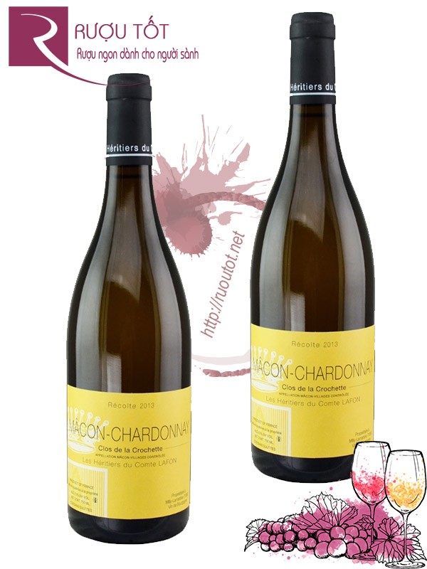 Vang Pháp Macon Chardonnay Clos de La Crochette Thượng hạng