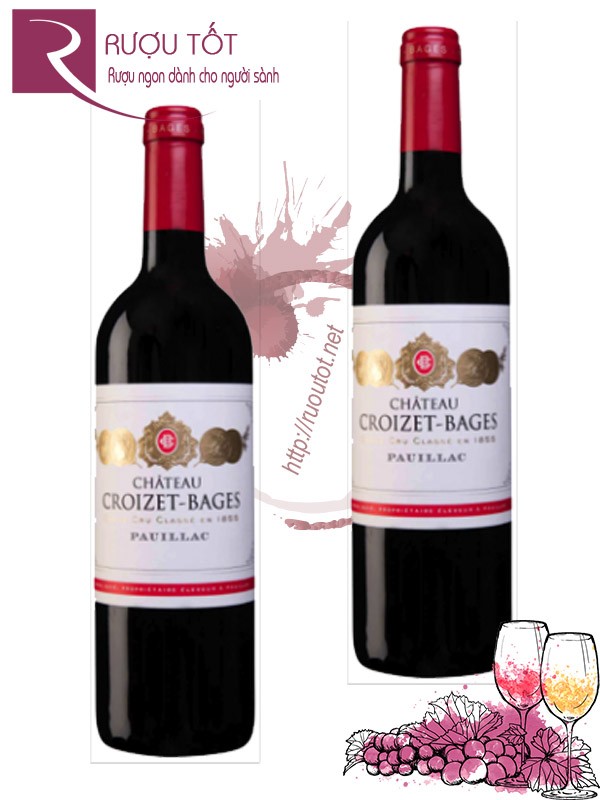 Vang Pháp Chateau Croizet Bages Pauillac Gran Cru Classe 1.5L Cao cấp