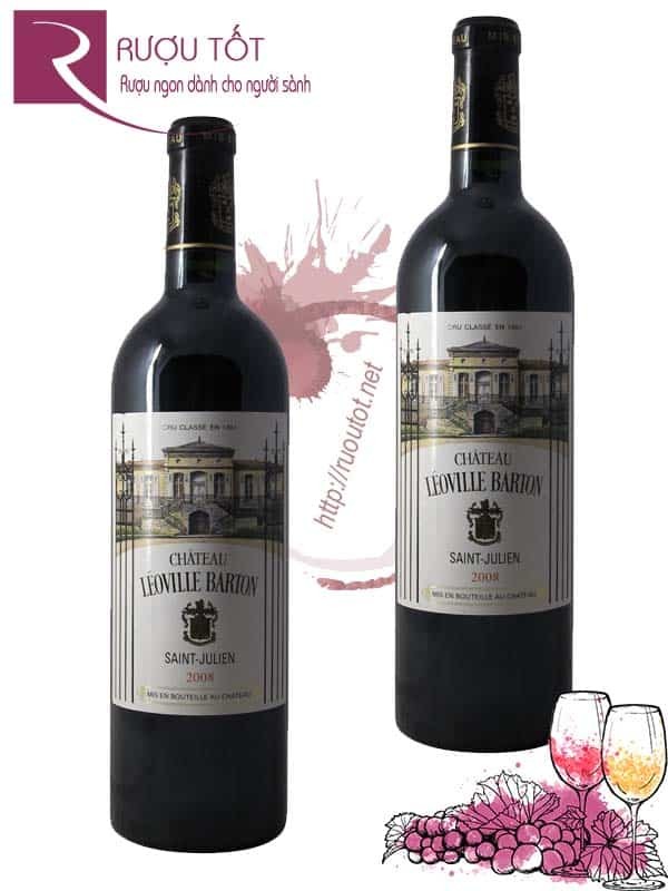 Vang Pháp Chateau Leoville Barton Saint Julien Cao cấp