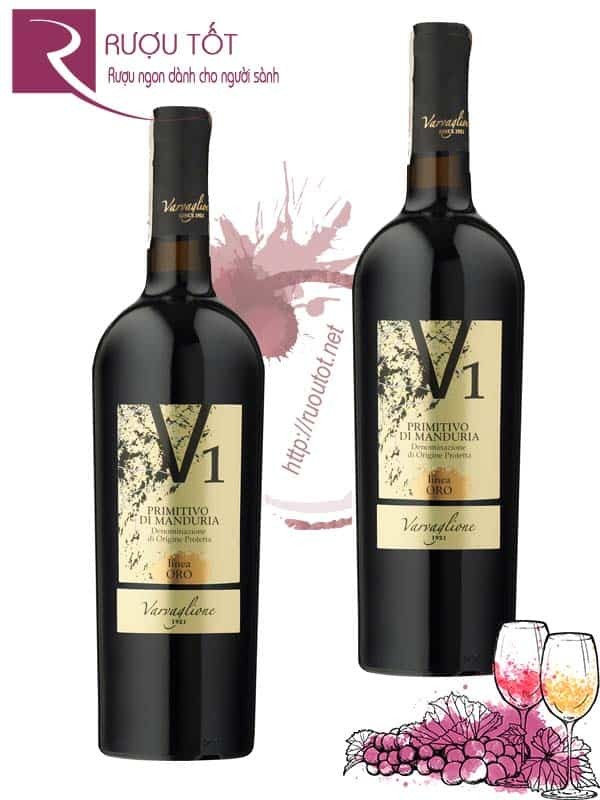 Rượu Vang V1 Primitivo di Manduria Varvaglione