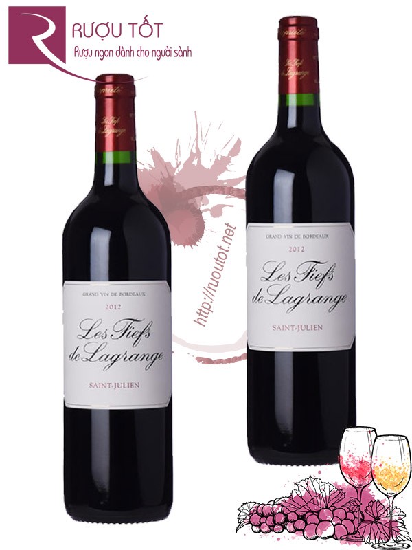 Vang Pháp Les Fiefs de Lagrange Saint Julien 2012 Hảo hạng