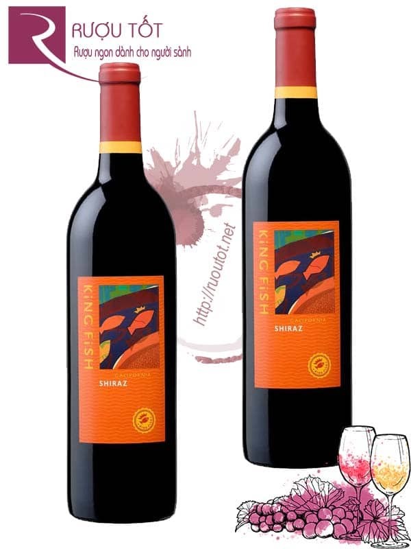 Rượu Vang Mỹ King Fish Shiraz Thượng hạng