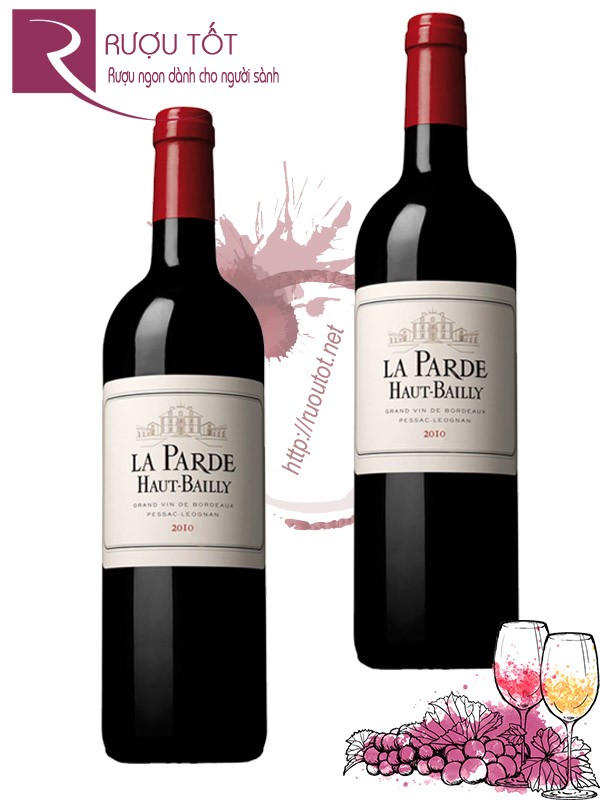 Vang Pháp La Parde de Haut Bailly Pessac Leognan Cao cấp