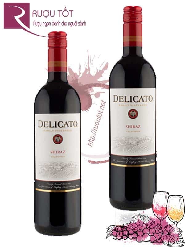 Rượu vang California Delicato Shiraz Thượng hạng