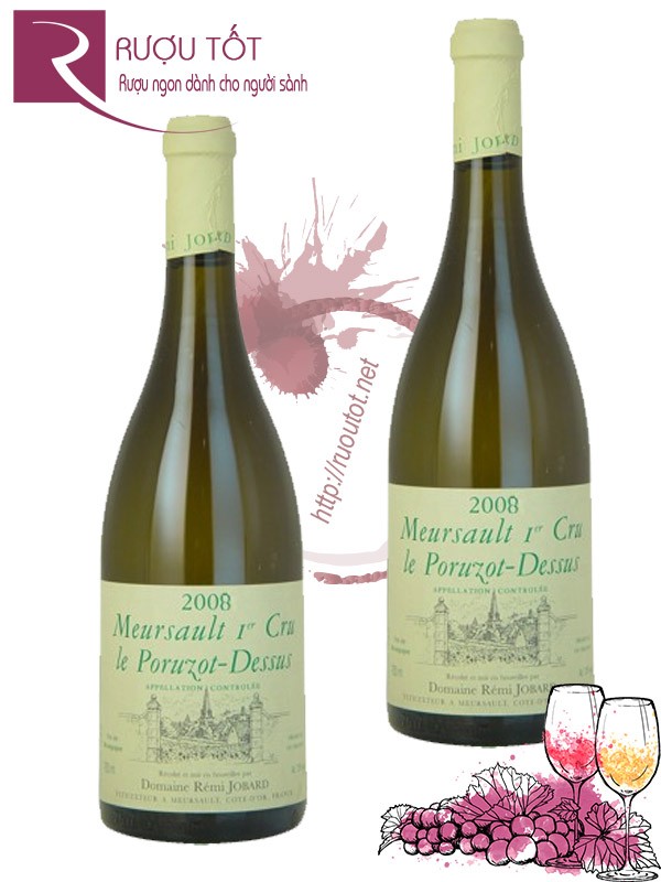 Vang Pháp Meursault 1er Cru Le Poruzot Dessus Remi Jobard Hảo hạng