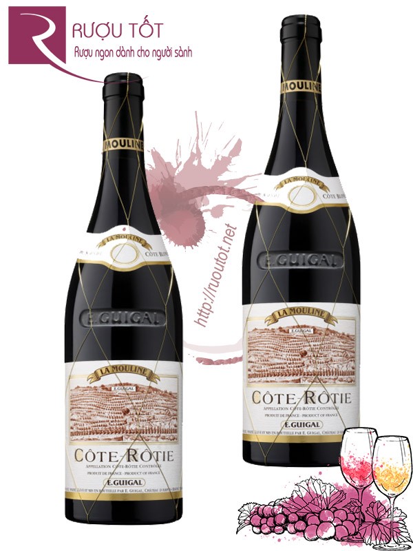 Vang Pháp Cote Rotie Guigal La Mouline Thượng hạng