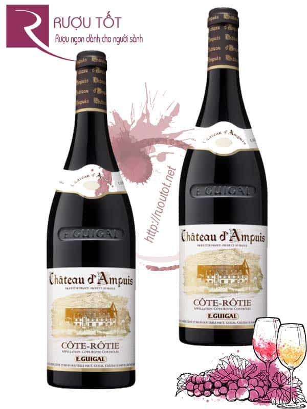 Vang Pháp Chateau dAmpuis E Guigal Cote Rotie Cao cấp