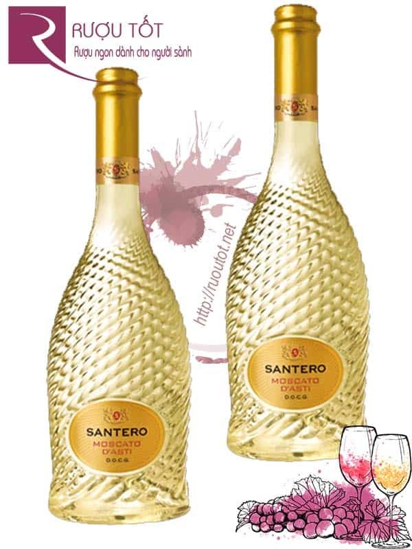 Vang Ý Santero Moscato d'Asti ngọt ngào