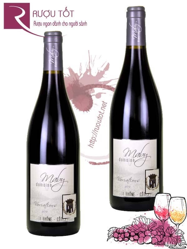 Vang Pháp Domaine Maby Variation Cotes du Rhone Cao Cấp