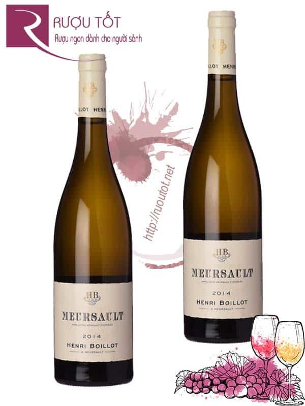 Vang Pháp Henri Boillot 2014 Meursault Thượng hạng