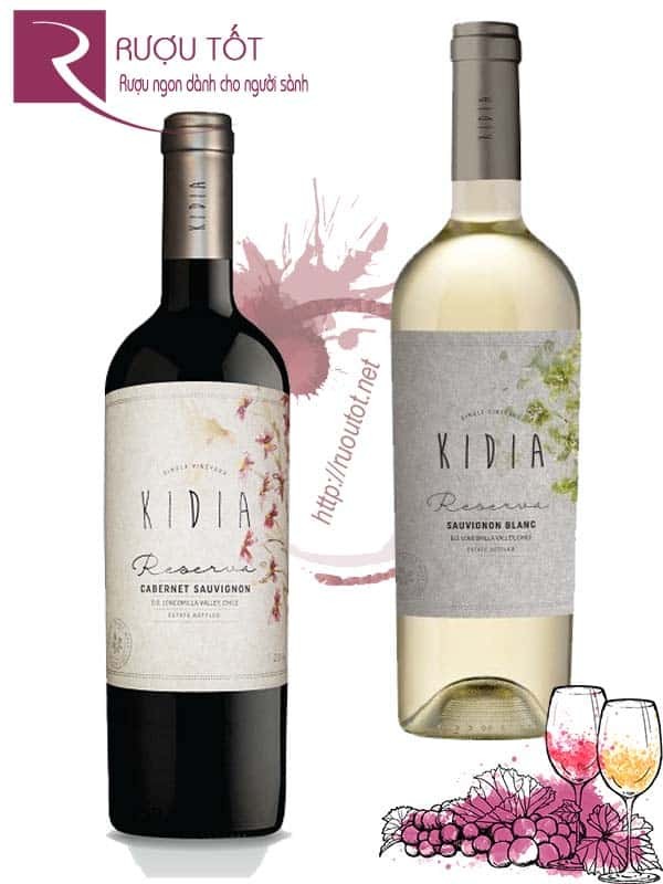 Rượu vang Chile Kidia Reserva Red - White