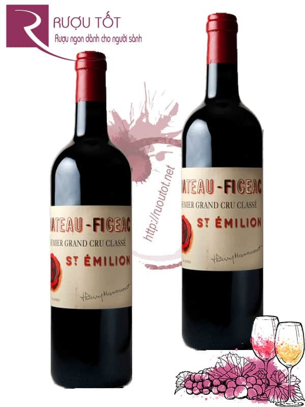 Vang Pháp Chateau Figeac St Emilion 2015 Hảo hạng