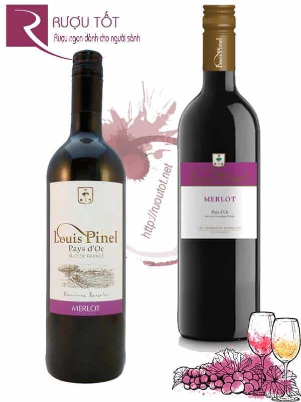 Vang Pháp Louis Pinel Merlot