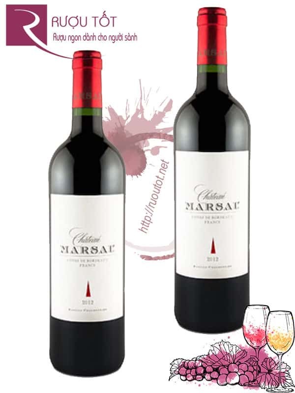 Vang Pháp Chateau Marsau Cotes de Francs Bordeaux Thượng hạng