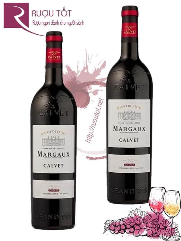 Rượu vang Calvet Margaux Reserve De Lestey