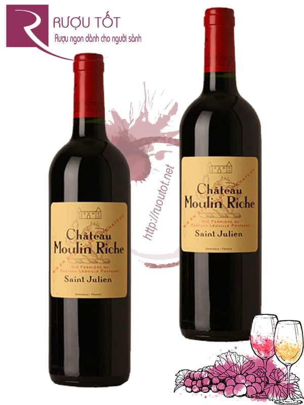 Vang Pháp Chateau Moulin Riche St Julien Cao Cấp