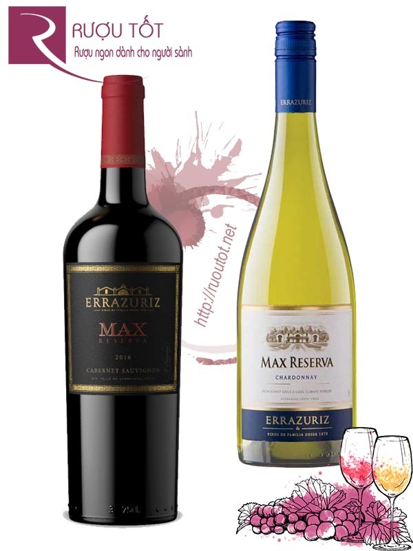 Vang Chile Errazuriz Max Reserva Red - White Cao cấp