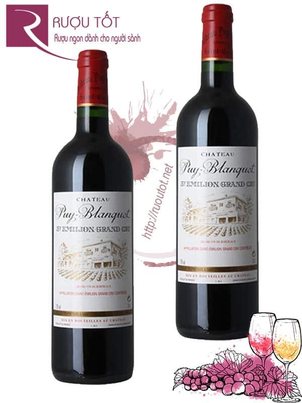 Vang Pháp Chateau Puy-Blanquet St Emilion Grand Cru