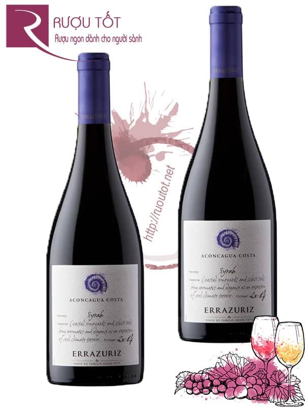 Vang Chile Errazuriz Aconcagua Costa Syrah Aconcagua Valley