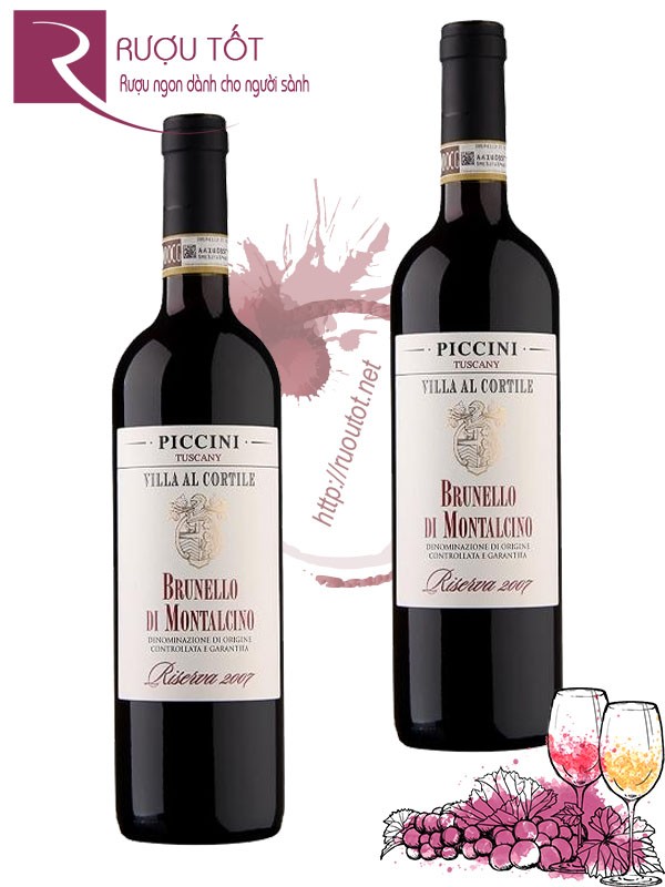 Rượu vang Piccini Brunello Di Montalcino Villa Al Cortile Riserva