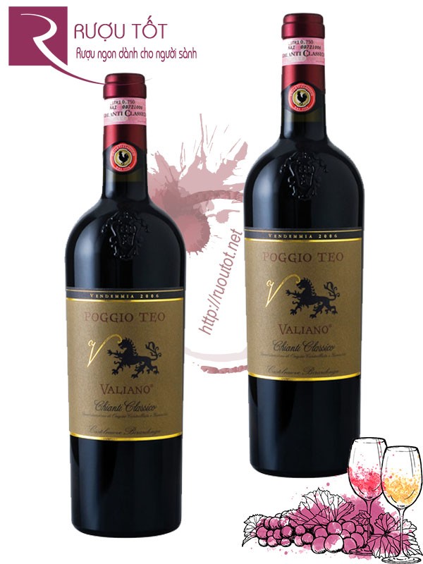 Vang Ý Valiano Poggio Teo Chianti Classico DOCG