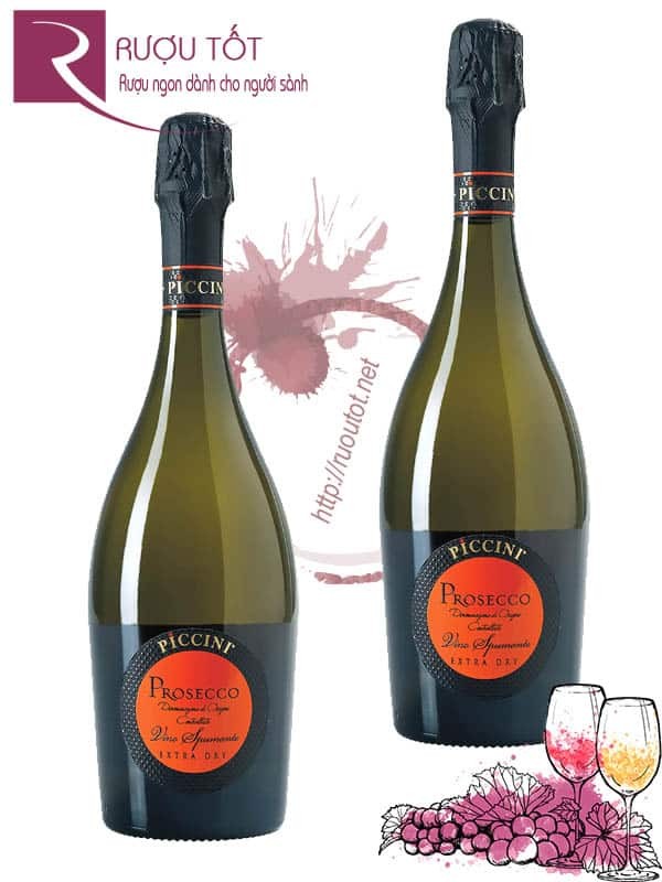 Rượu Vang Nổ Piccini Prosecco Extra Dry Sparkling