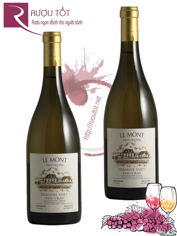 Vang Pháp Le Mont Vouvray Demi Sec Sauvion Thượng hạng