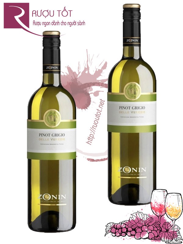 Vang Ý Pinot Grigio Delle Venezie Zonin