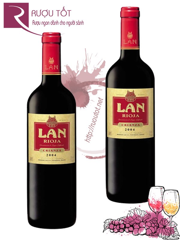 Vang Tây Ban Nha Bodegas Lan Crianza Rioja Thượng hạng