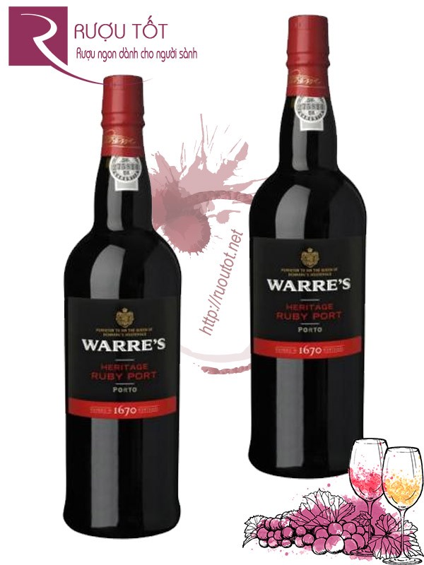 Rượu vang Warres Heritage Ruby Port