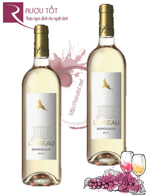 Vang Pháp Chateau L'oiseau Bordeaux Blanc Chiết khấu cao