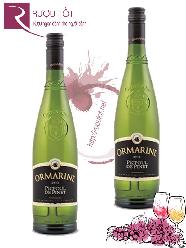 Vang Pháp Ormarine Picpoul de Pinet Thượng hạng