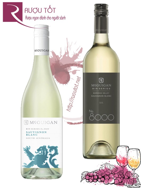 Rượu vang Bin 8000 McGuigan Sauvignon Blanc Chiết khấu cao