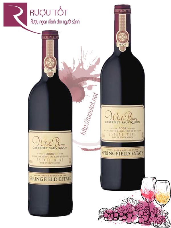 Rượu vang Springfield Whole Berry Cabernet Sauvignon Cao cấp