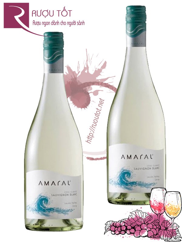 Vang Chile Amaral Sauvignon Blanc Leyda Valley Chiết khấu cao