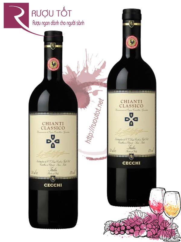 Vang Ý Cecchi Chianti Classico Sangiovese Thượng hạng