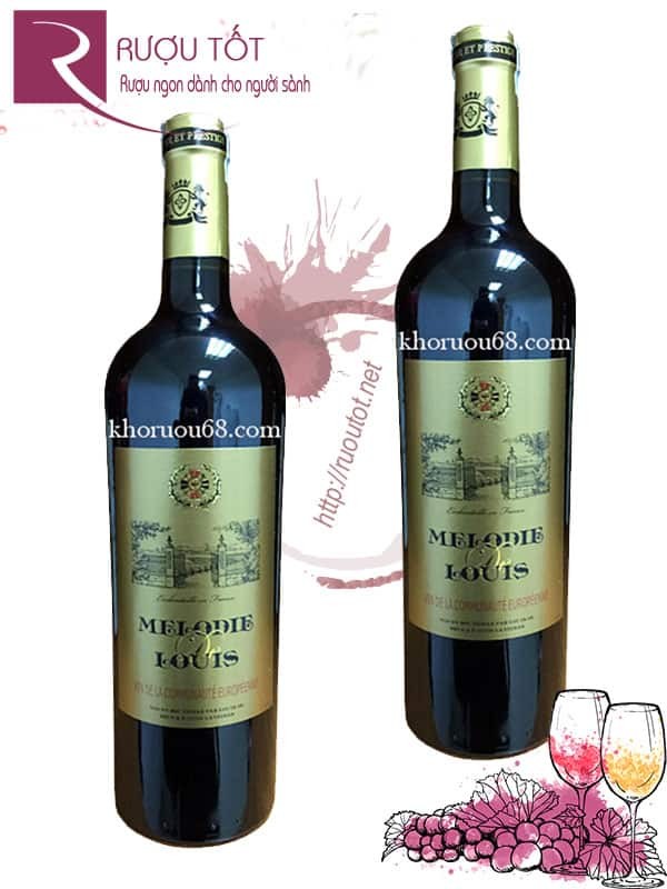 Vang Pháp Melodie De Louis Red Blend Medoc Cao Cấp