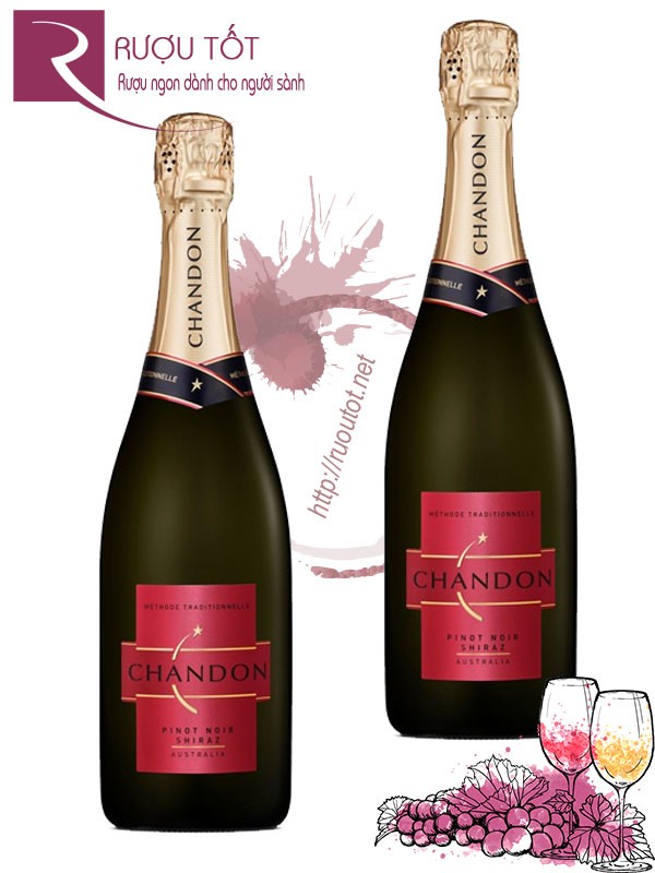 Rượu vang nổ Chandon Sparkling Pinot Shiraz Thượng hạng