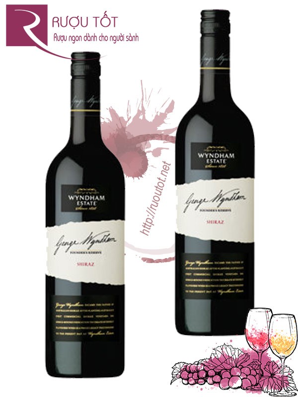 Rượu vang George Wyndham Founder’s Reserve Shiraz Chiết khấu cao