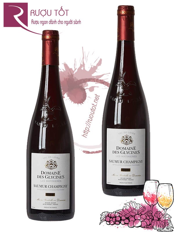 Vang Pháp Saumur Champigny Domaine Des Glycines Giá rẻ