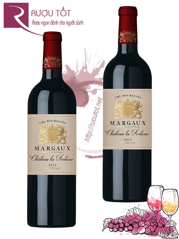 Vang Pháp Chateau La Fortune Margaux Cru Bourgeois Cao cấp