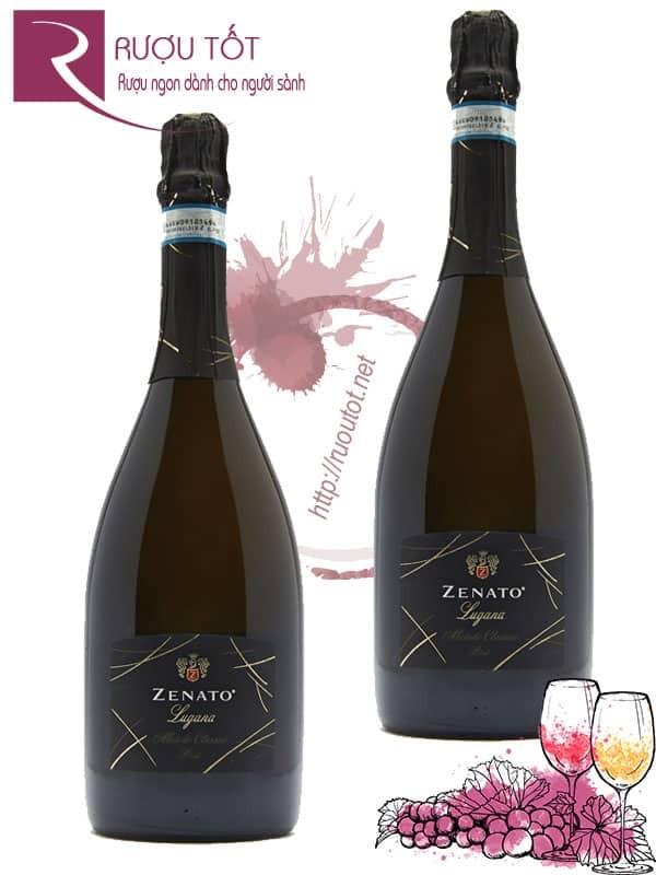 Vang Ý Zenato Lugana Brut Metodo Classico Cao cấp