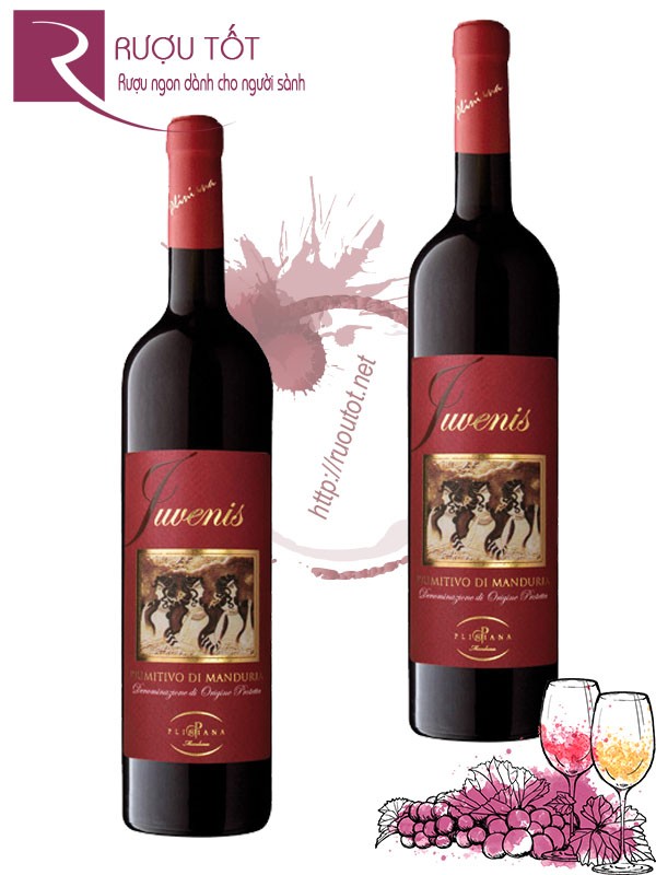 Vang Ý Juvenis Primitivo di Manduria DOP Thượng hạng