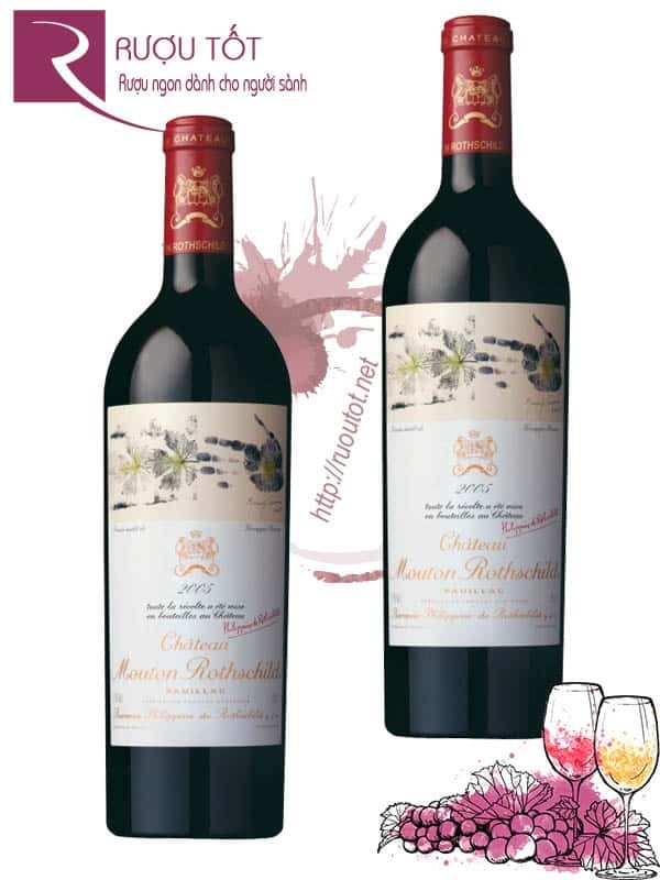 Vang Pháp Chateau Mouton Rothschild Pauillac 2005 Cao cấp