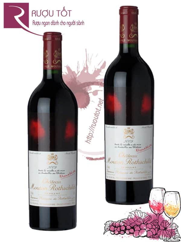 Vang Pháp Chateau Mouton Rothschild Pauillac 2009 Cao cấp