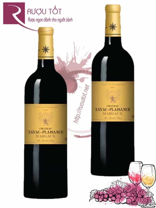 Vang Pháp Chateau Tayac Plaisance Margaux Cru Bourgeois Cao cấp