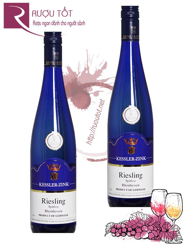 Rượu vang Spatlese Blue Edition Riesling Kessler-Zink Chiết khấu cao