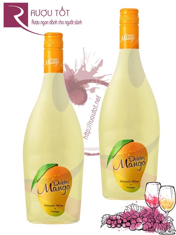 Vang Ý Doktor Mango Moscato vị Xoài chín Cao cấp