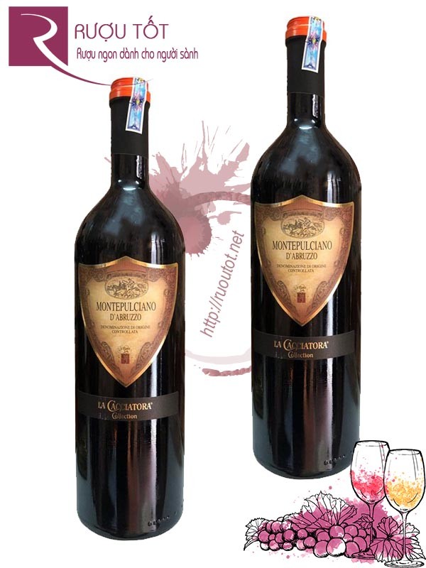 Rượu Vang Montepulciano d Abruzzo La Cacciatora