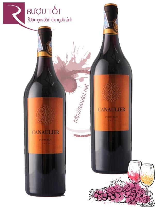 Vang Pháp Canaulier Pomerol AOC Thượng hạng